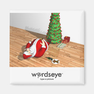 Customizable WordsEye Refrigerator Magnet