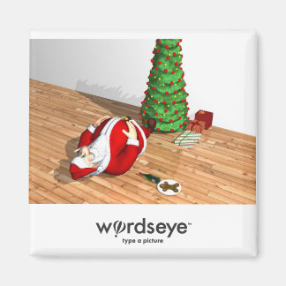 Customizable WordsEye Refrigerator Magnet