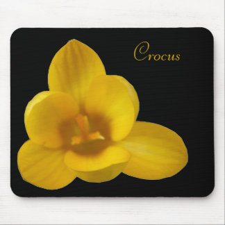 Customizable Yellow Crocus Mousepad