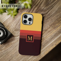 Customizable Yellow Red Maroon Black Colour Block