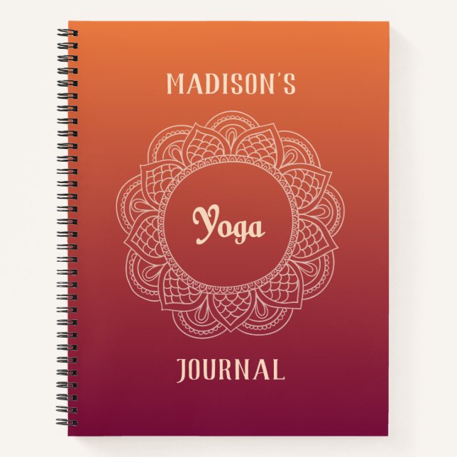 Customizable Yoga Journal (Front)