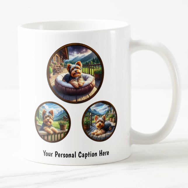 Customizable Yorkshire Terrier Puppy Coffee Mug (Creator Uploaded)