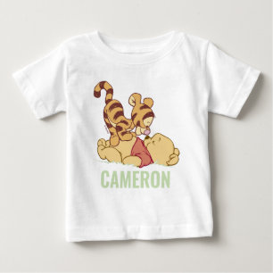 Customizable Young Winnie the Pooh Baby T-Shirt