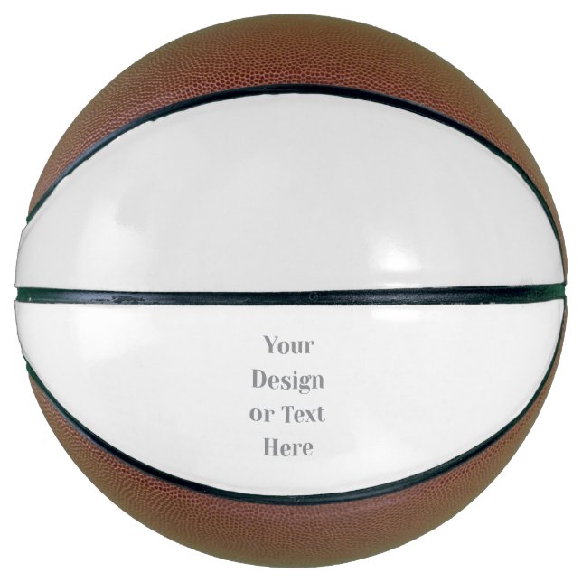 Customizable Your Design or Text Here Personalized Basketball (Front)