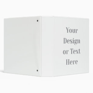 Customizable Your Design or Text Here Personalized Binder
