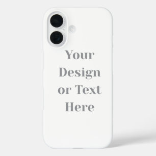 Customizable Your Design or Text Here Personalized iPhone 16 Case