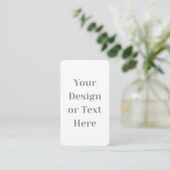 Customizable Your Design or Text Here Personalized Enclosure Card (Standing Front)