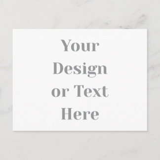 Customizable Your Design or Text Here Personalized Holiday Postcard