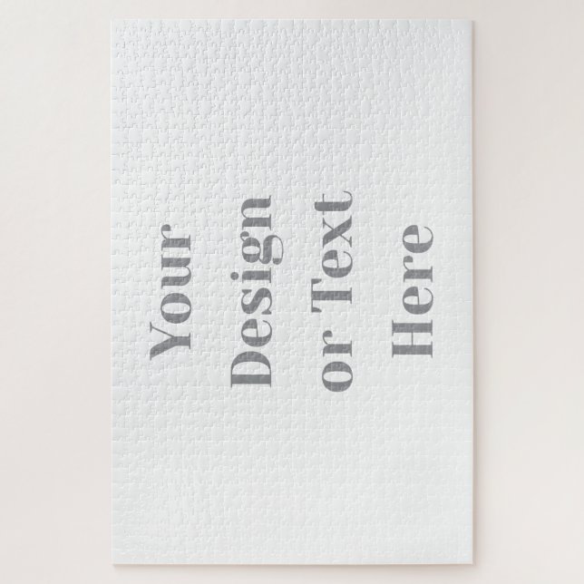 Customizable Your Design or Text Here Personalized Jigsaw Puzzle (Vertical)
