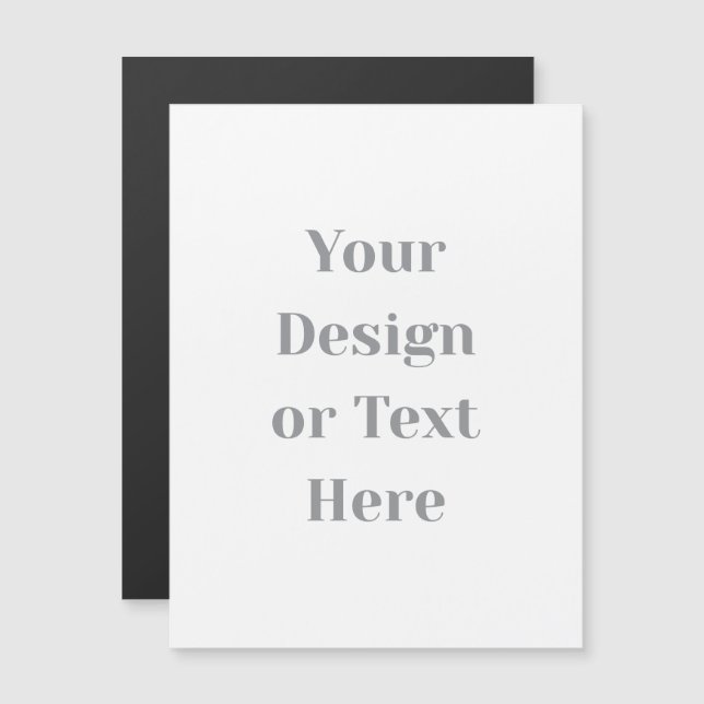 Customizable Your Design or Text Here Personalized Magnetic Invitation (Front/Back)