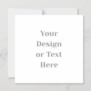 Customizable Your Design or Text Here Personalized Magnetic Invitation