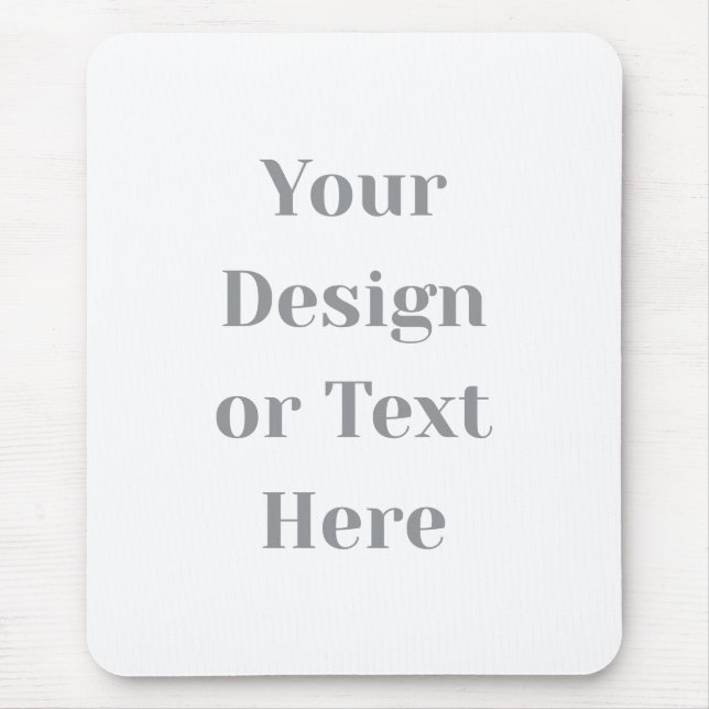 Customizable Your Design or Text Here Personalized Mouse Pad (Front)
