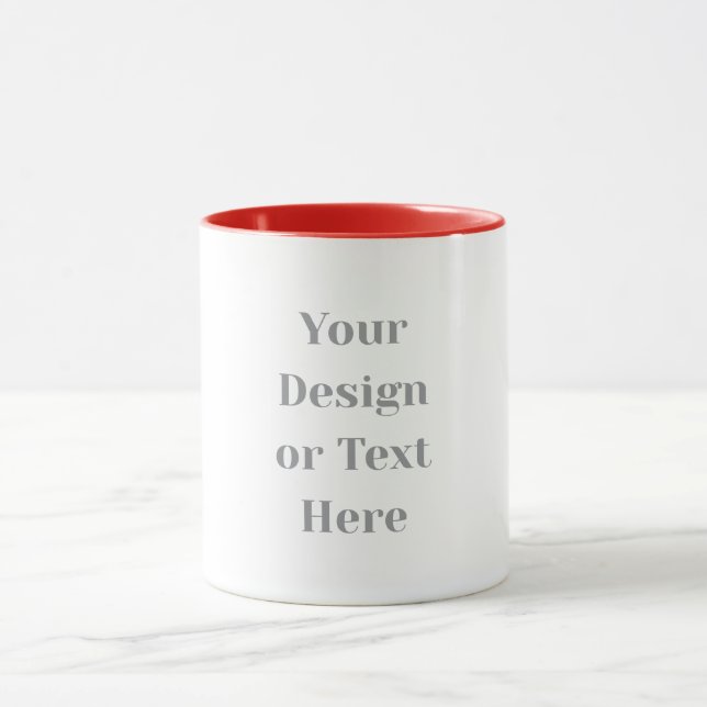 Customizable Your Design or Text Here Personalized Mug (Center)