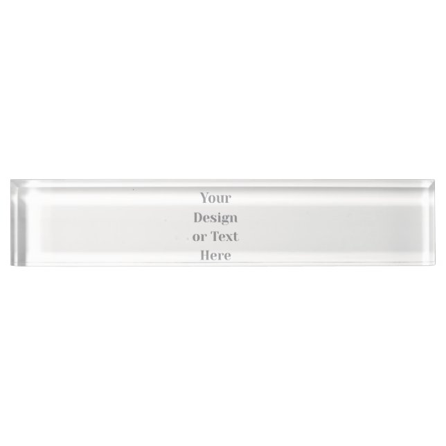 Customizable Your Design or Text Here Personalized Nameplate (Front)
