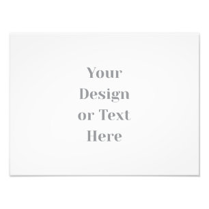Customizable Your Design or Text Here Personalized Photo Print