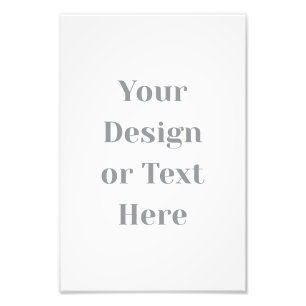 Customizable Your Design or Text Here Personalized Photo Print