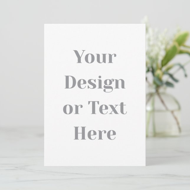 Customizable Your Design or Text Here Personalized Save The Date (Standing Front)
