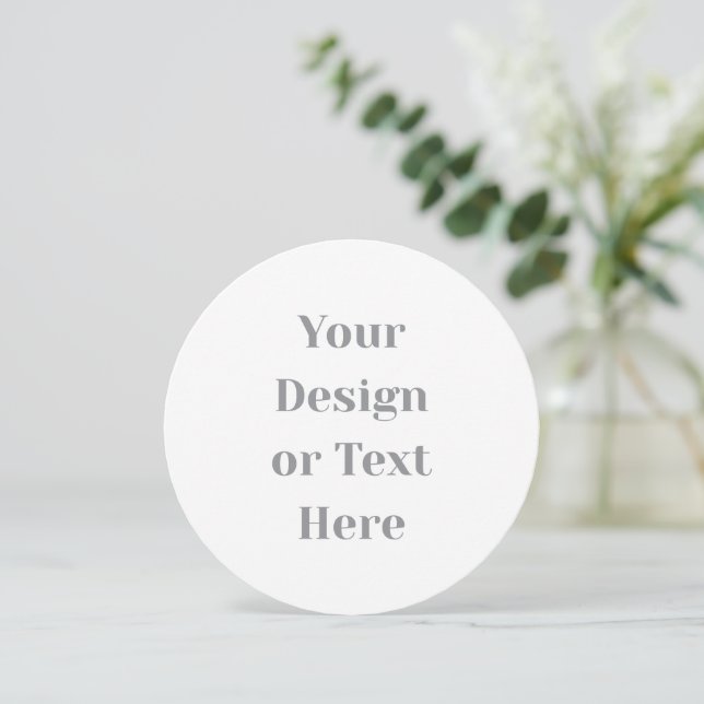 Customizable Your Design or Text Here Personalized Save The Date (Standing Front)