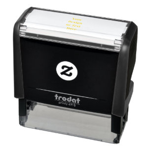 Customizable Your Design or Text Here Personalized Self-inking Stamp