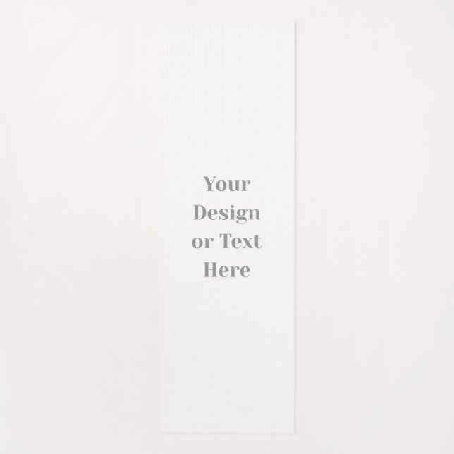 Customizable Your Design or Text Here Personalized Yoga Mat (Front)