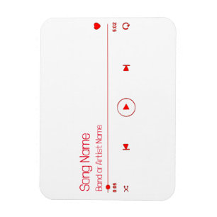 Customizable Your Favorite Music Magnet