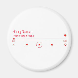 Customizable Your Favorite Music Magnet