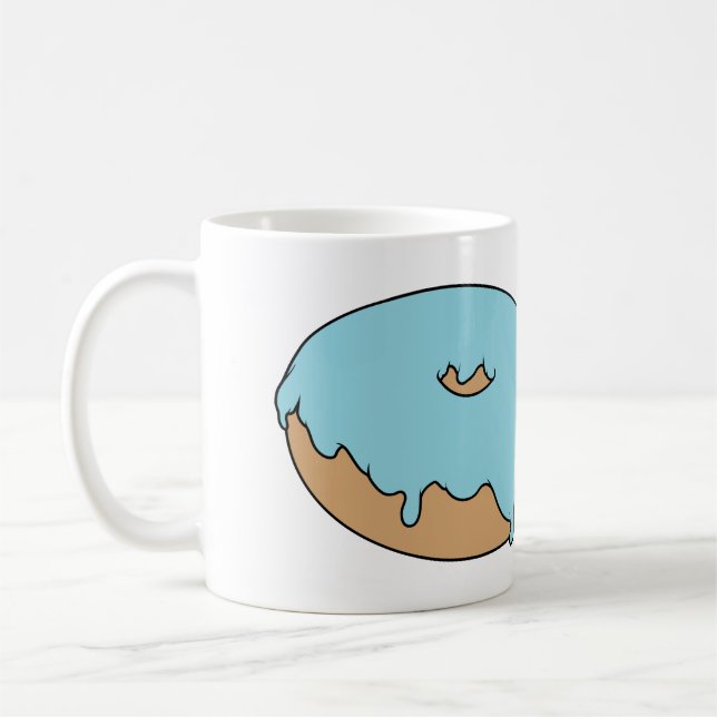 Customizable Your Favourite Doughnut Coffee Mug (Left)