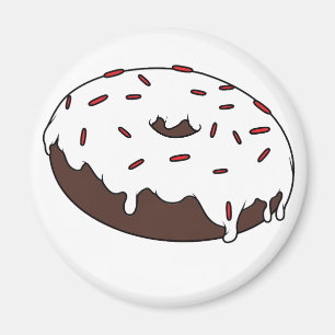 Customizable Your Favourite Doughnut With Sprinkle Magnet
