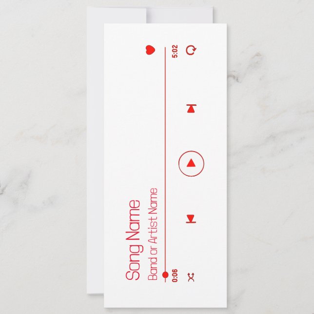 Customizable Your Favourite Music (Front)