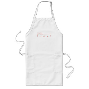 Customizable Your Favourite Music Long Apron