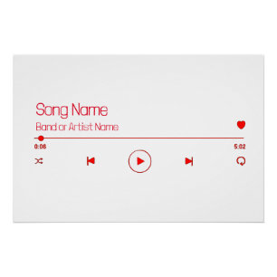Customizable Your Favourite Music Poster