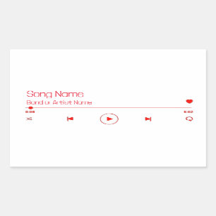 Customizable Your Favourite Music Sticker