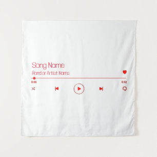 Customizable Your Favourite Music Tapestry