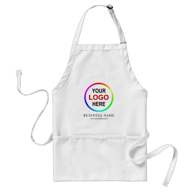 Customizable "your logo here" standard apron (Front)