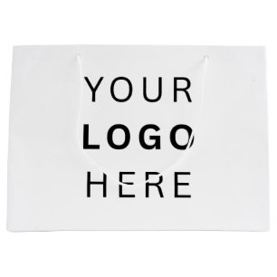 Customizable Your Logo Photo Artwork Or Branding Large Gift Bag