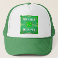 Customizable Your Name Irish Pub Green