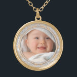 Customizable Your Photo Round Necklace<br><div class="desc">Customizable Your Photo Round Necklace</div>