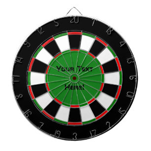 Customizable Your Text Here Traditional Dart Board