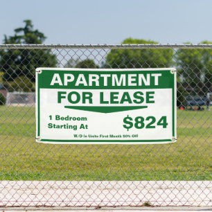 Customize 1 2 3 Bedroom Apartments For Lease Banner