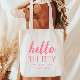 Customize 20th 30th 40th 50th Birthday Group Squad Tote Bag