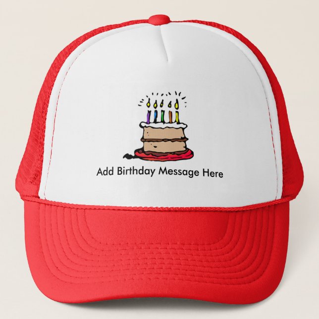 Customize A Birthday Hat (Front)