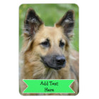 Customize a Family Pet Photo Magnet Add Text