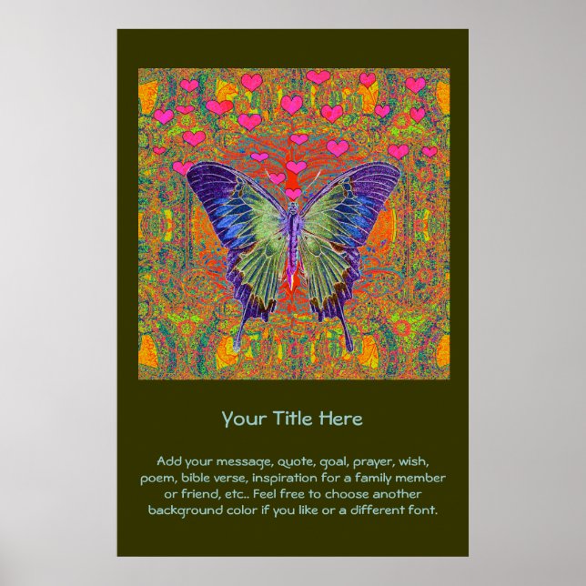 Customize a Poster (Front)