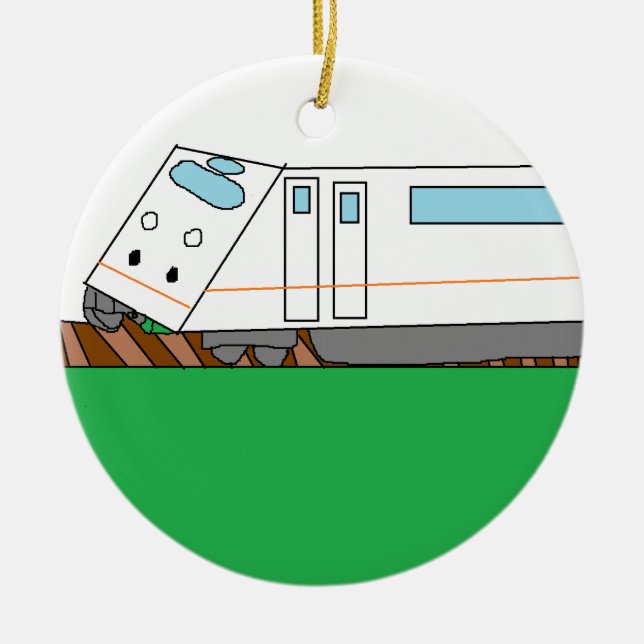 customize a product ceramic ornament (Front)