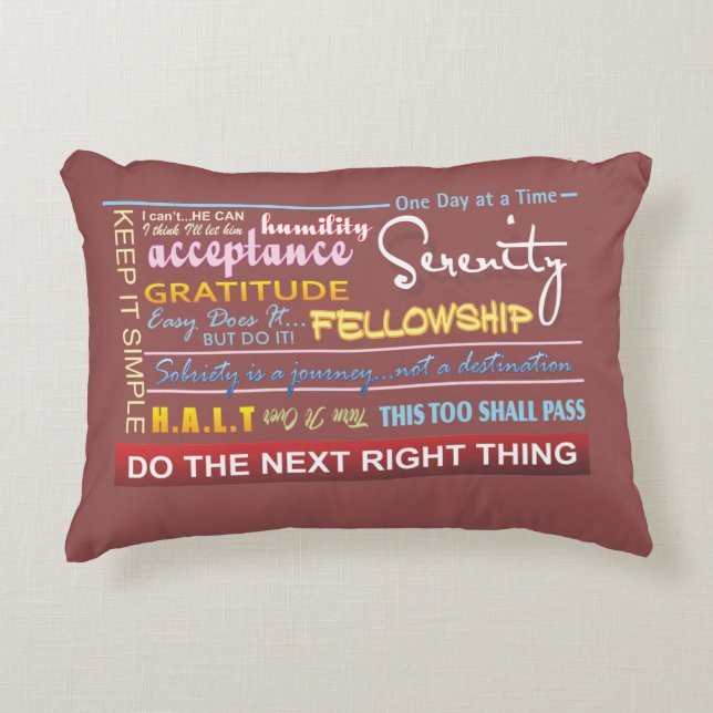 customize aa Slogans v15 pillow (Front)