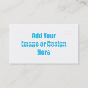 (Customize) Add "Your" touch with images and text. Business Card