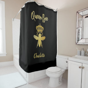 Customize Aesthetic QUEEN BEE Gold & Black Modern