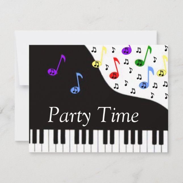 Customize ALL Text (Front & Back) Invitation (Front)