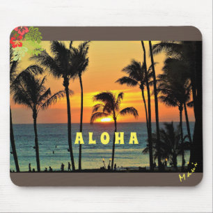 Customize Aloha - Maui Mouse Pad