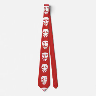 Customize Anonymous face party Tie